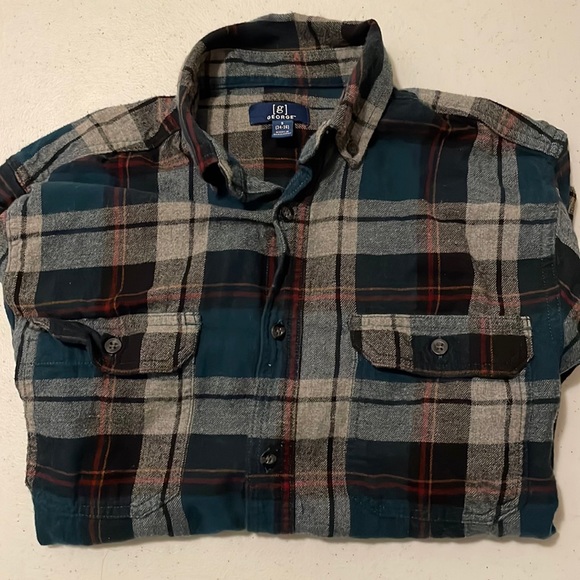 George Plaid flannel men’s small - Picture 1 of 1